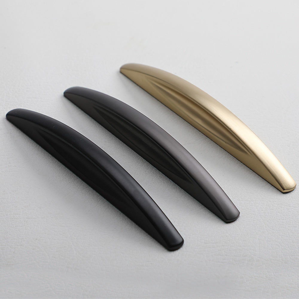 Classic Half Moon Cupboard Handles in Zinc Alloy