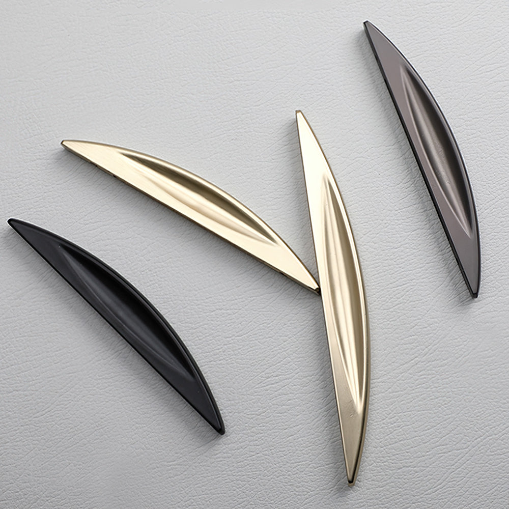 Classic Half Moon Cupboard Handles in Zinc Alloy