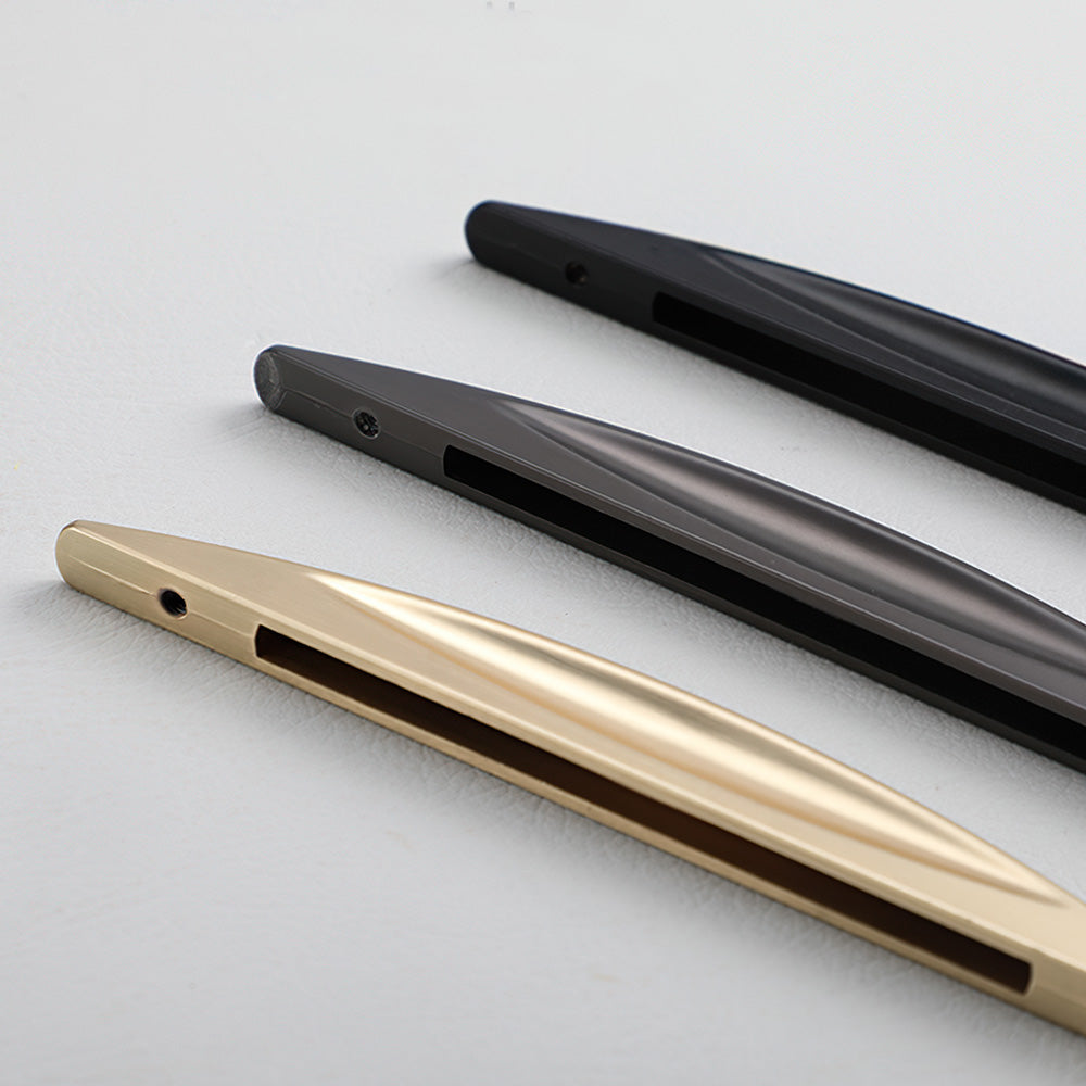 Classic Half Moon Cupboard Handles in Zinc Alloy