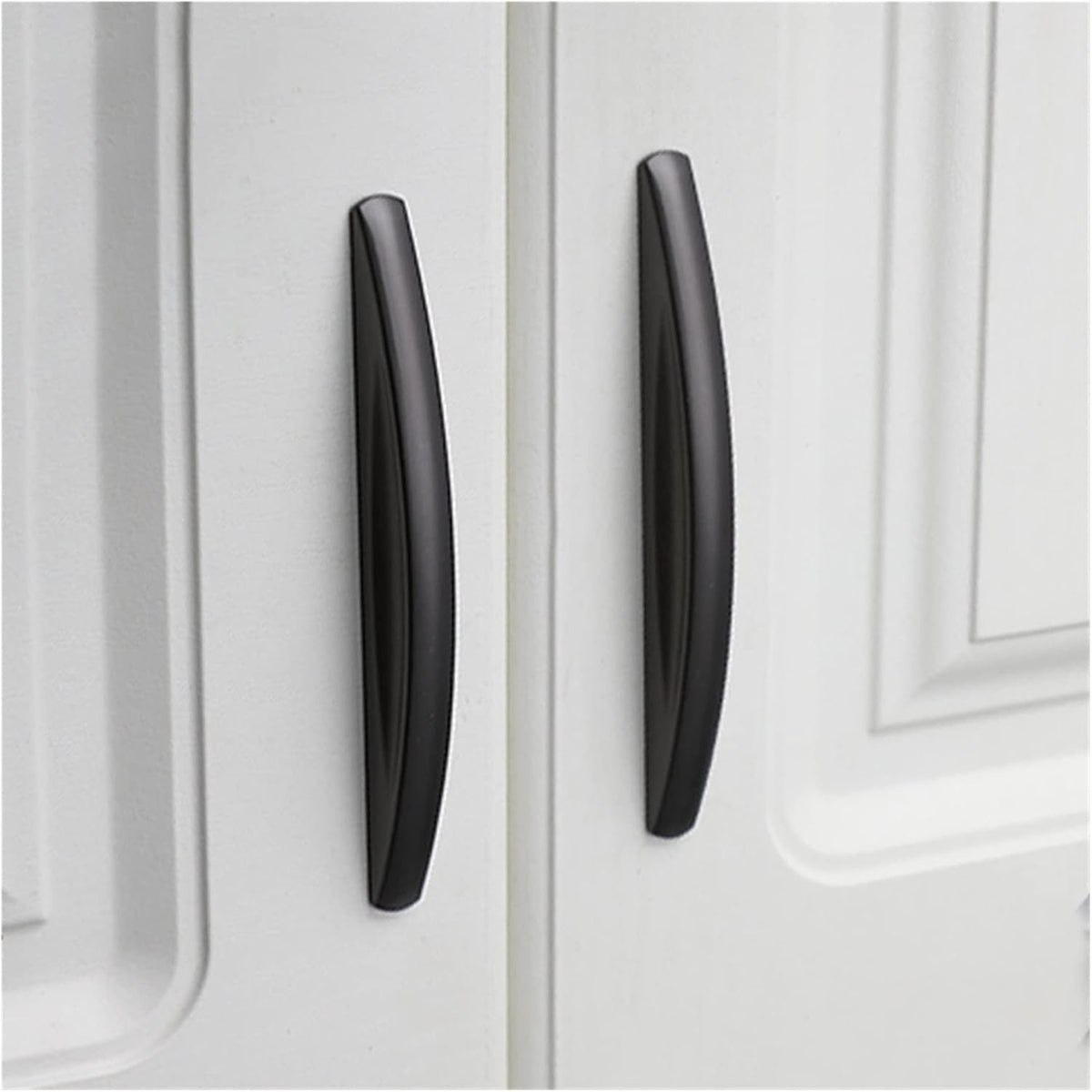 Classic Half Moon Cupboard Handles in Zinc Alloy