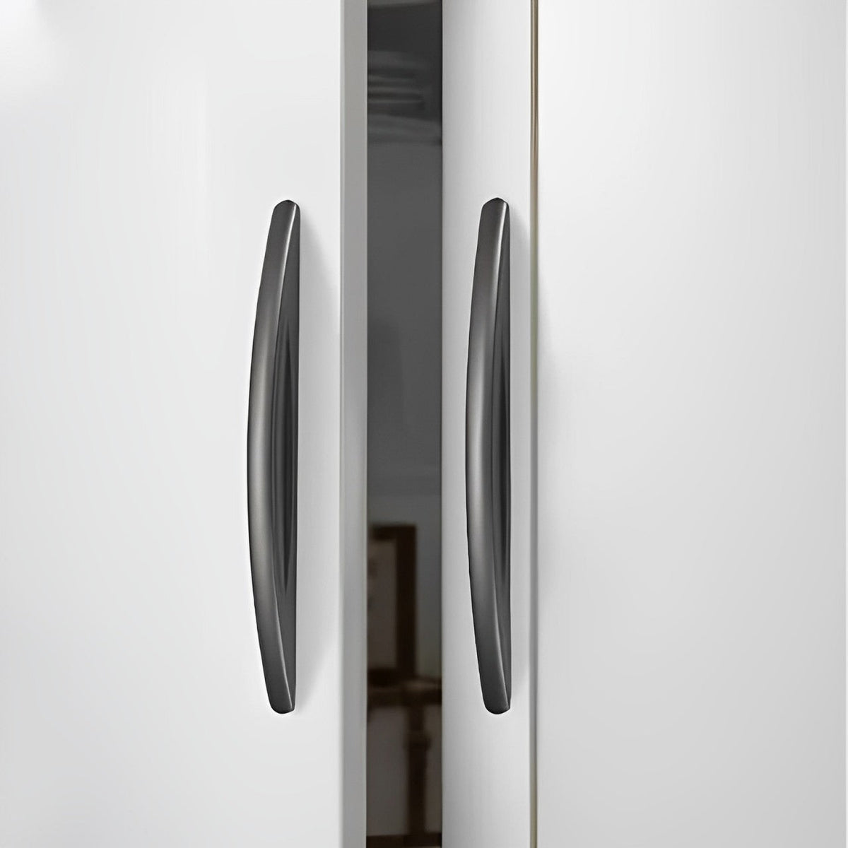 Classic Half Moon Cupboard Handles in Zinc Alloy
