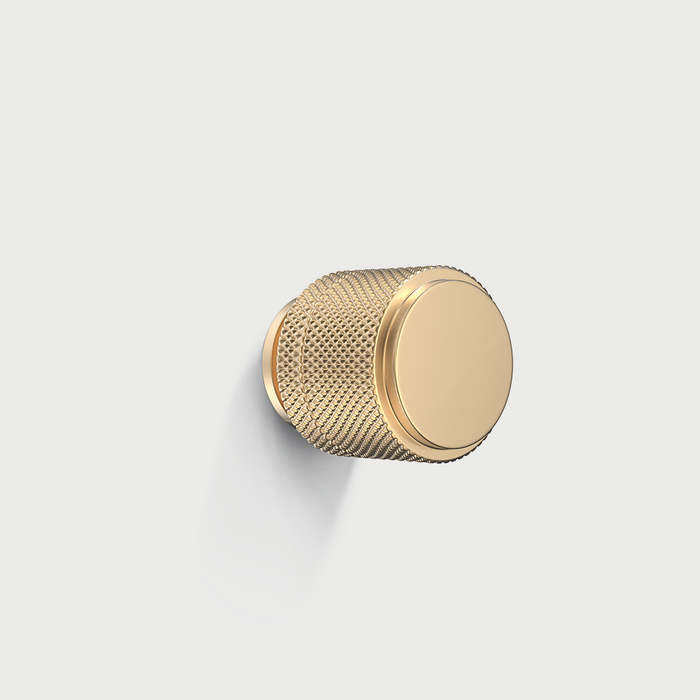 Classic Knurled Aluminium T-Bar Kitchen Cupboard Handles & Knobs