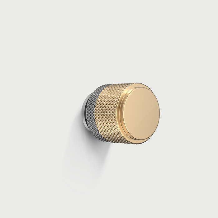 Classic Knurled Aluminium T-Bar Kitchen Cupboard Handles & Knobs