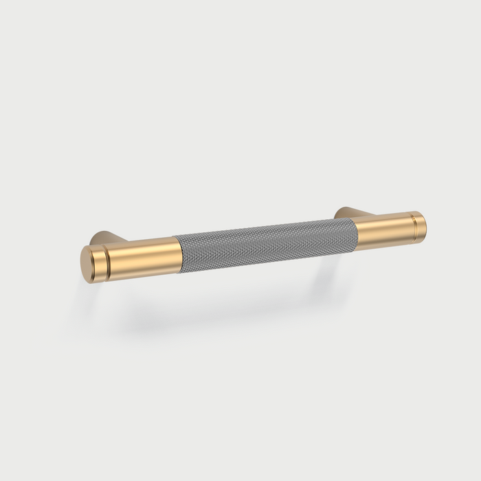 Classic Knurled Aluminium T-Bar Kitchen Cupboard Handles & Knobs