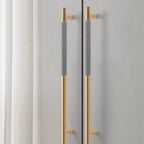 Classic Knurled Aluminium T-Bar Kitchen Cupboard Handles & Knobs