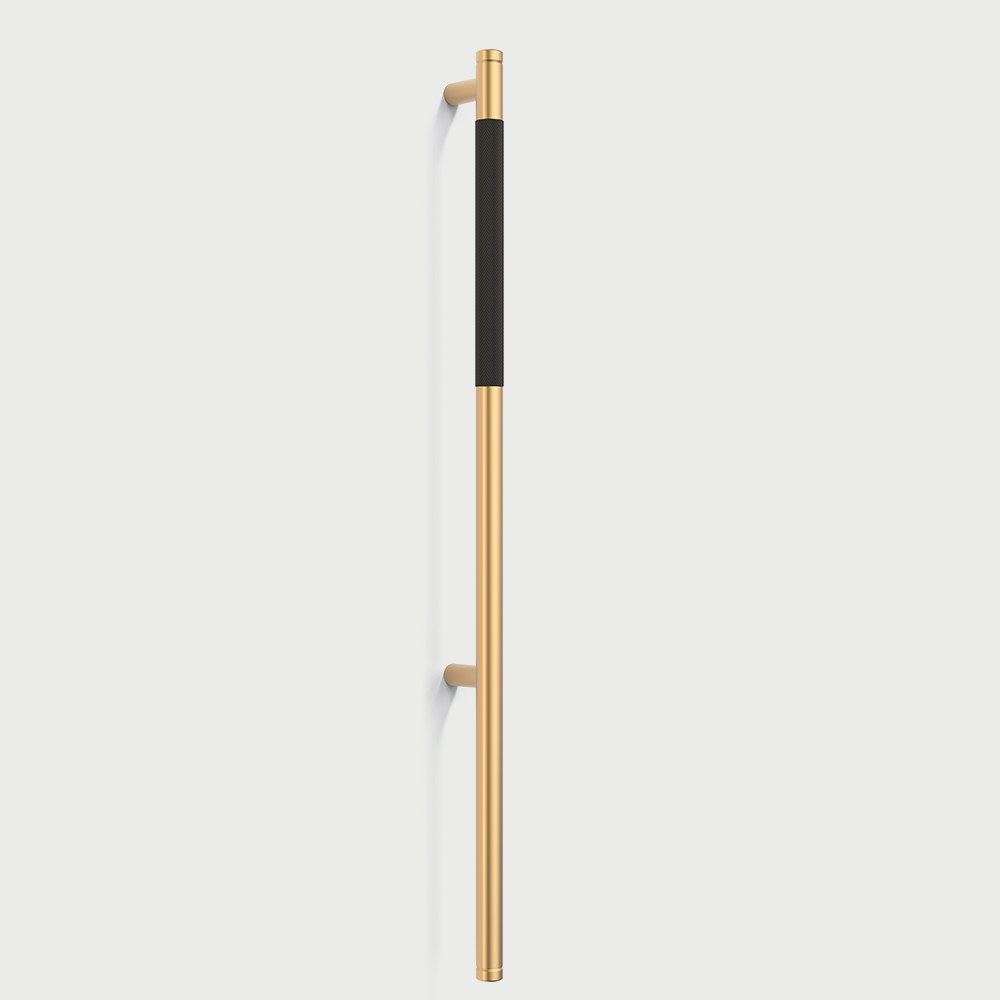 Classic Knurled Aluminium T-Bar Kitchen & Bathroom Cupboard Handles