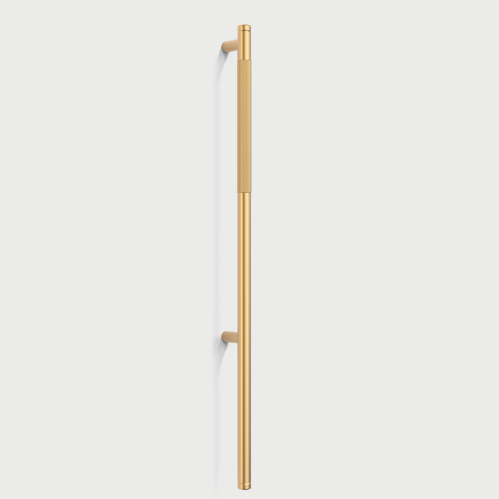 Classic Knurled Aluminium T-Bar Kitchen & Bathroom Cupboard Handles