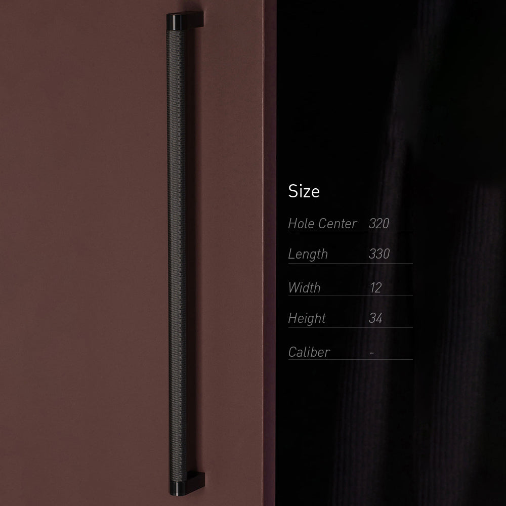 Classic Knurled Bar Cupboard Handles and Knobs