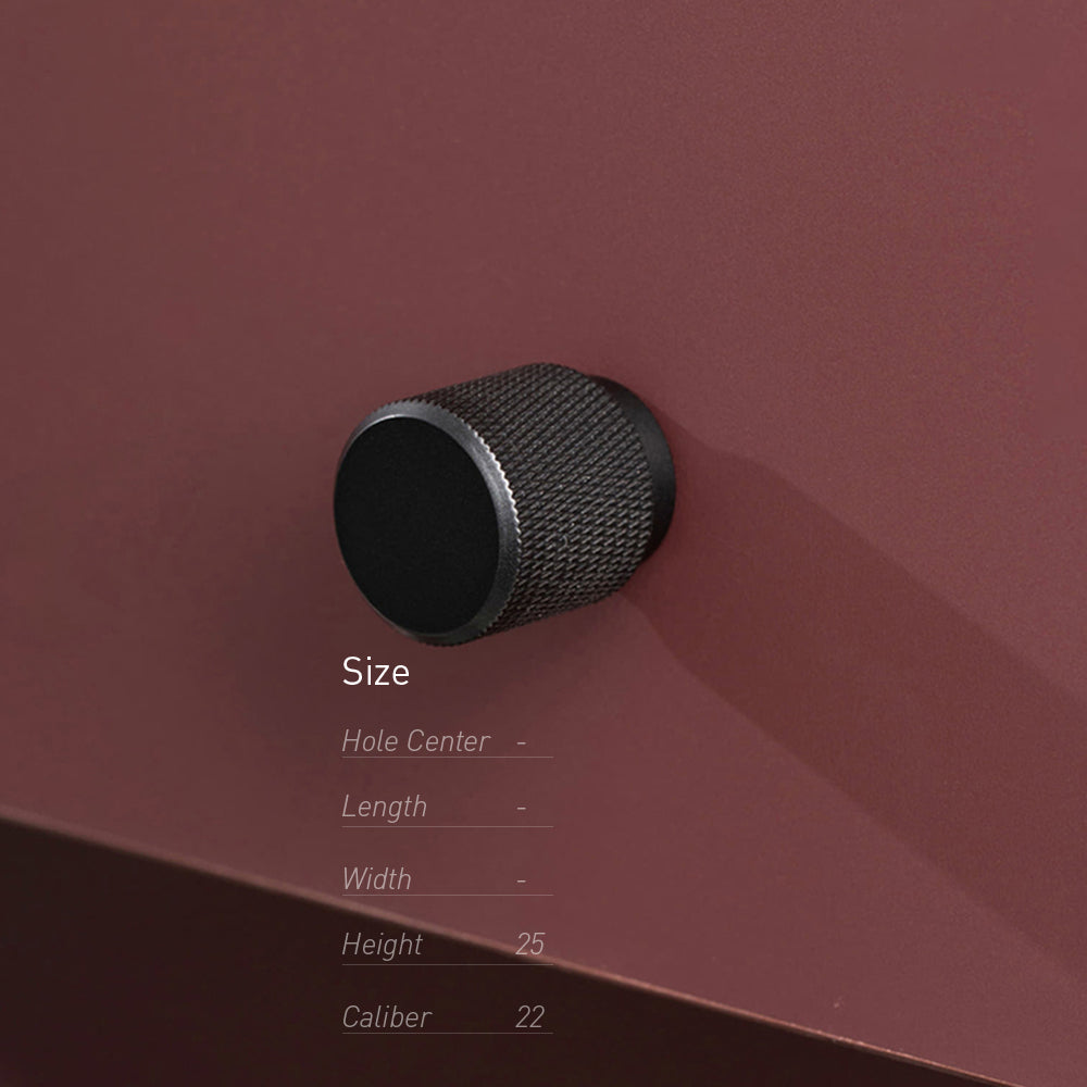 Classic Knurled Bar Cupboard Handles and Knobs