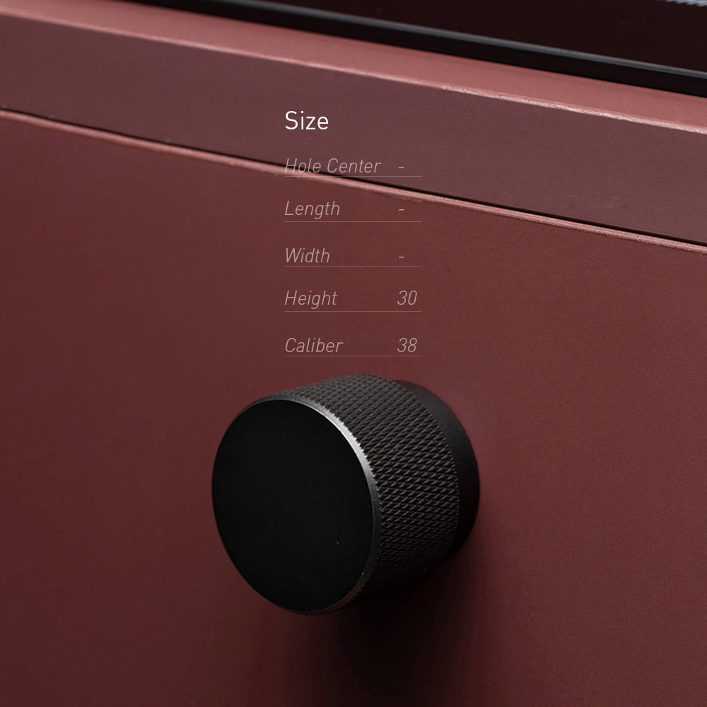 Classic Knurled Bar Cupboard Handles and Knobs
