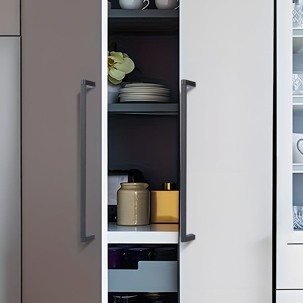 Classic Knurled Bar Cupboard Handles and Knobs