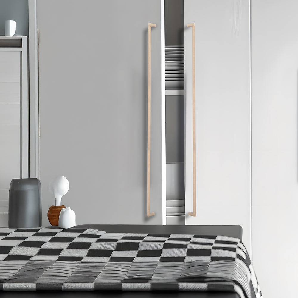 Classic Knurled Bar Cupboard Handles and Knobs