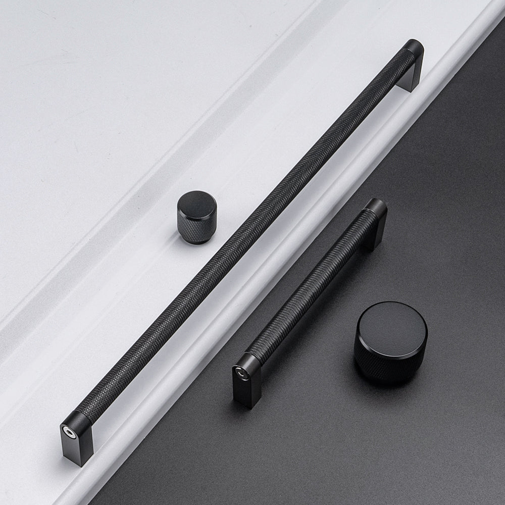 Classic Knurled Bar Cupboard Handles and Knobs