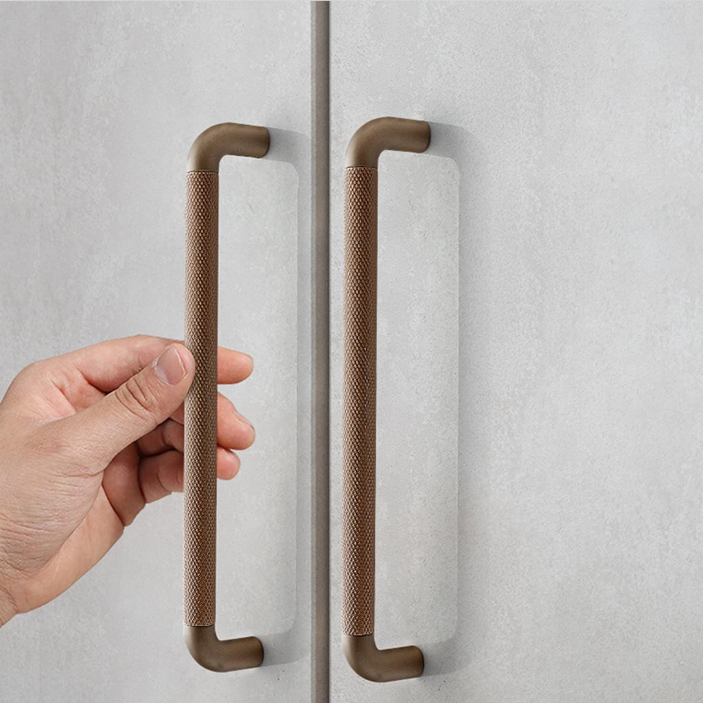 Classic Knurled D Cupboard Handles & Knobs