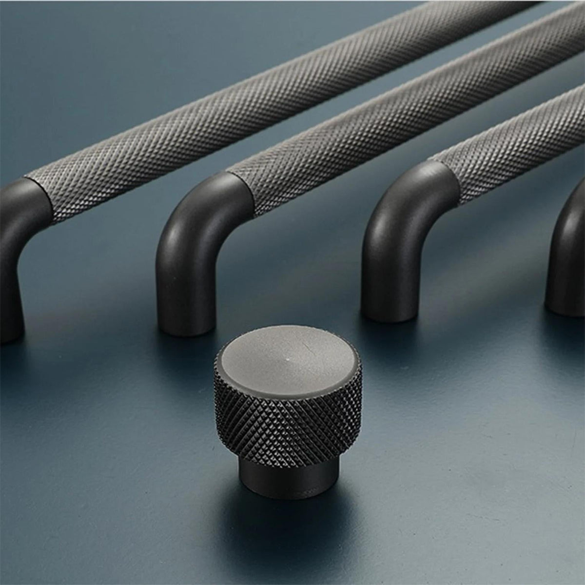 Classic Knurled D Cupboard Handles & Knobs