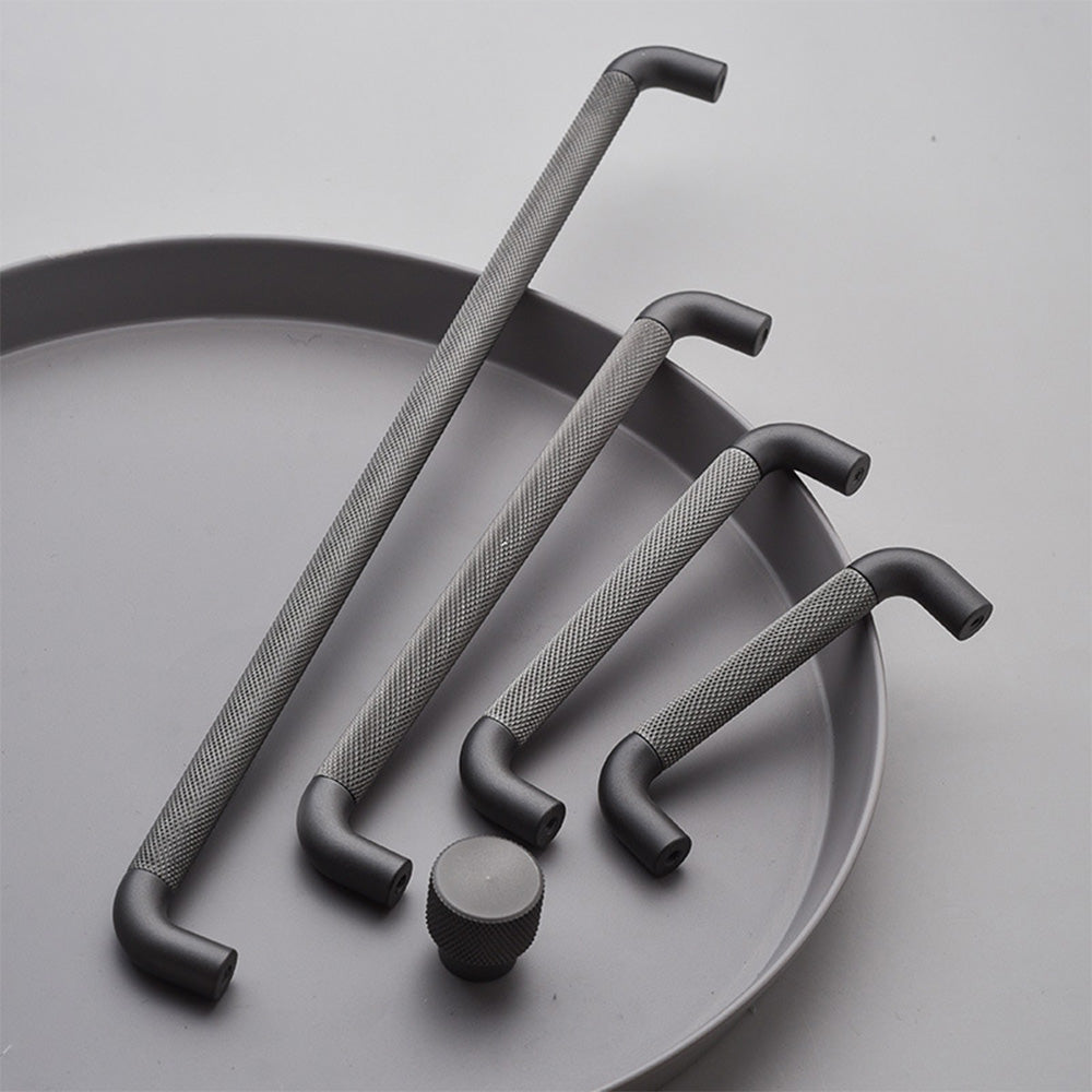 Classic Knurled D Cupboard Handles & Knobs