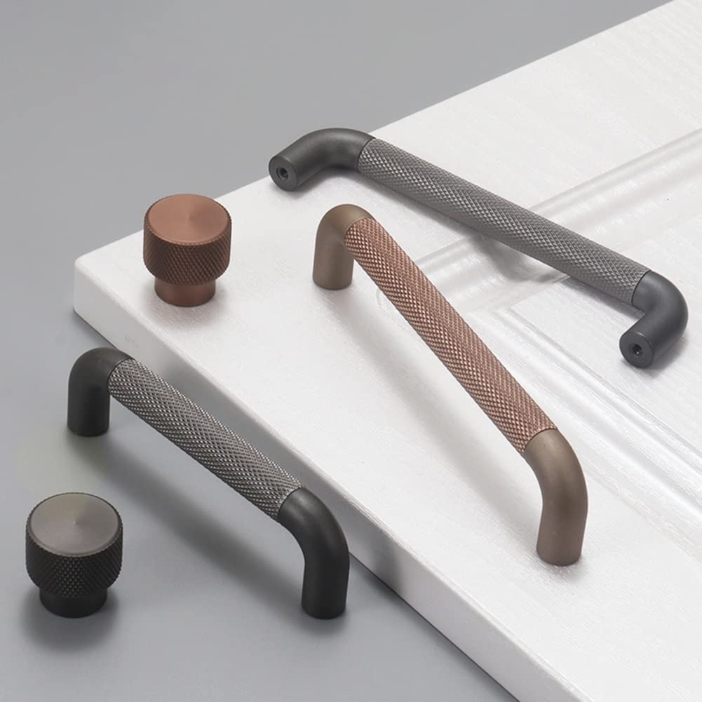 Classic Knurled D Cupboard Handles & Knobs
