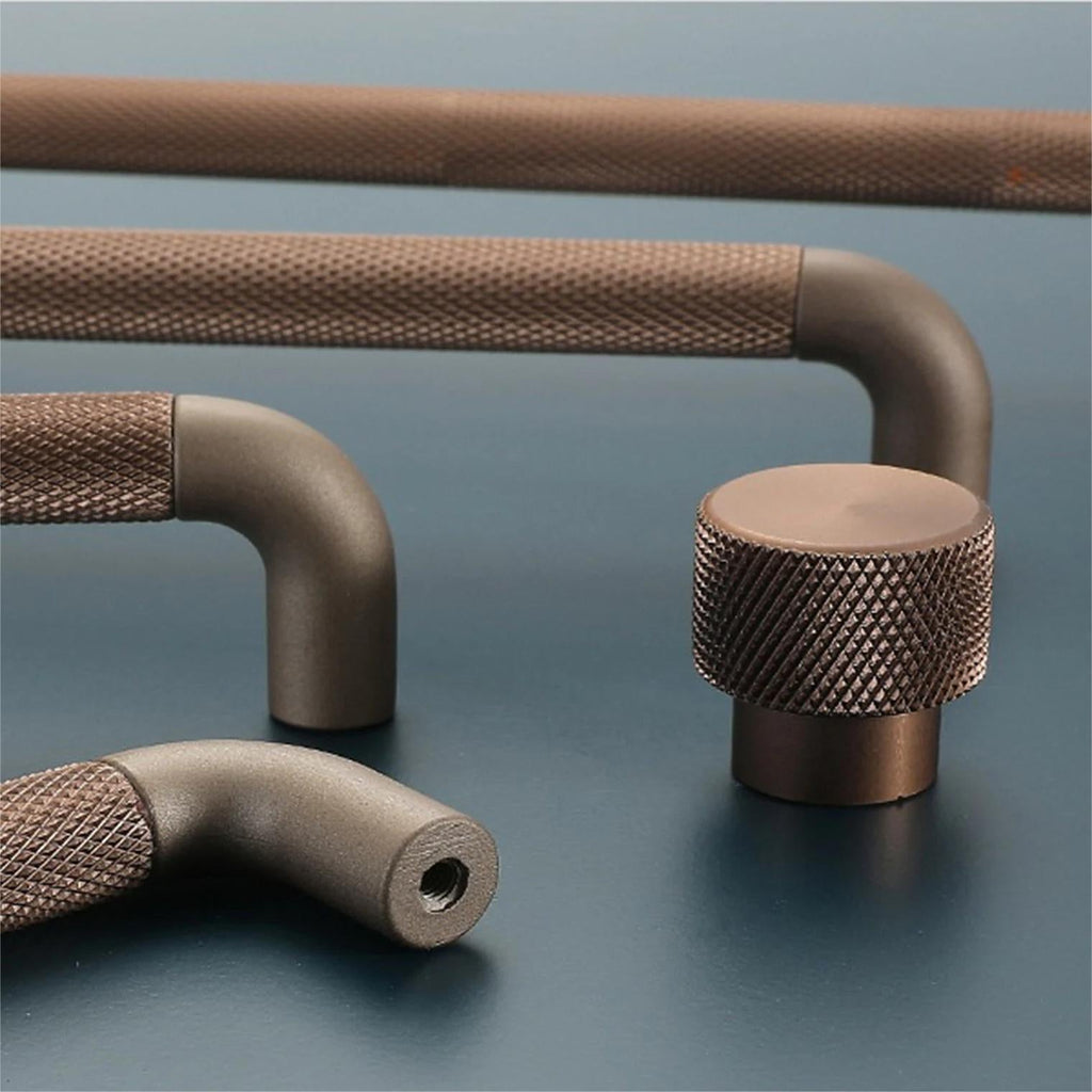 Classic Knurled D Cupboard Handles & Knobs