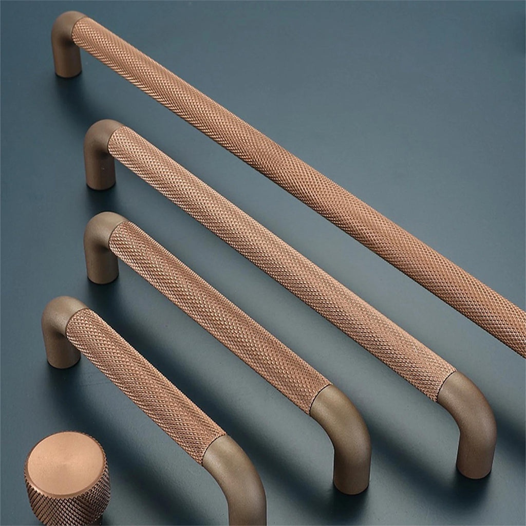 Classic Knurled D Cupboard Handles & Knobs