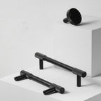Classic Knurled Solid Brass T-Bar Cupboard Handles & Knobs
