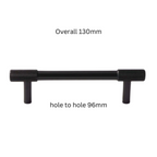 Classic Knurled Solid Brass T-Bar Cupboard Handles & Knobs