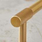 Classic Knurled Solid Brass T-Bar Cupboard Handles & Knobs