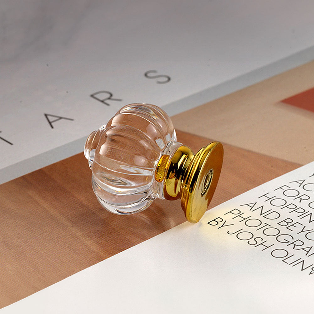 Classic Pumpkin Acrylic Cupboard Knobs