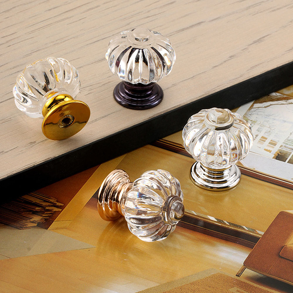 Classic Pumpkin Acrylic Cupboard Knobs