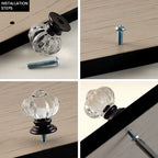 Classic Pumpkin Acrylic Cupboard Knobs
