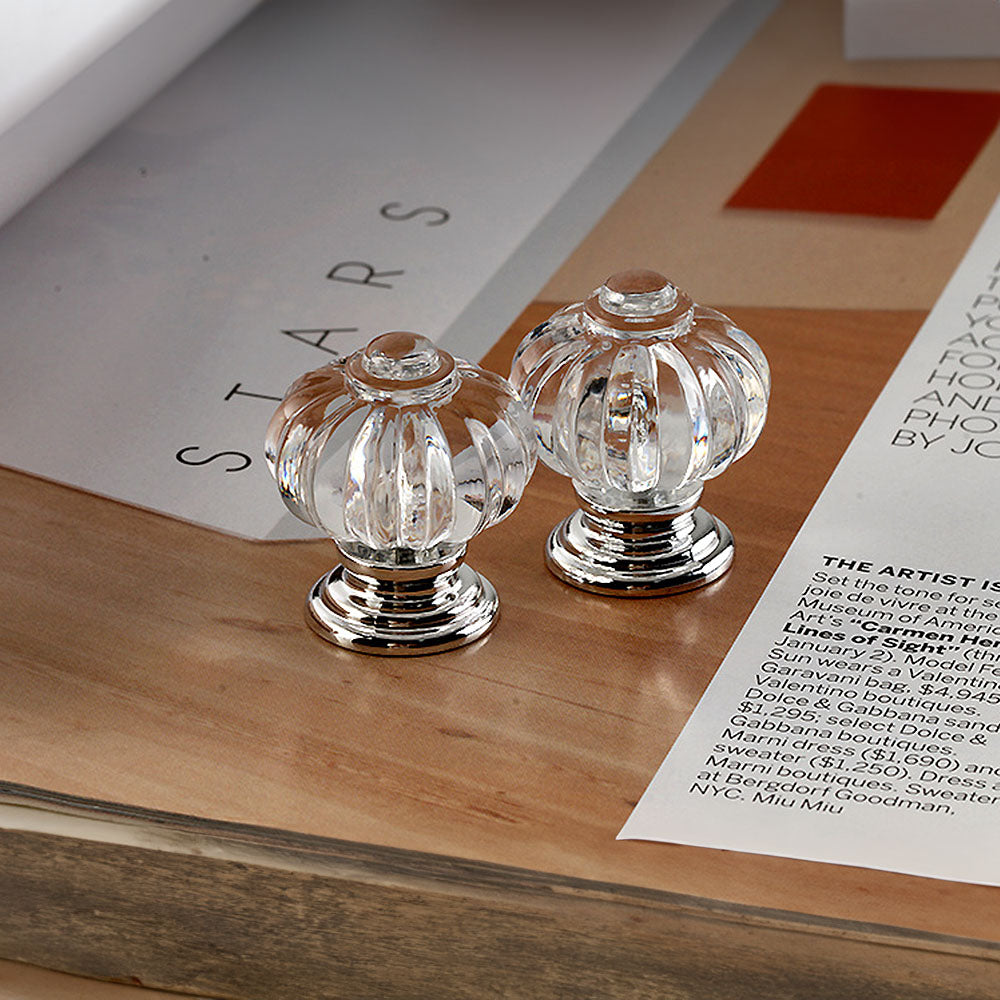 Classic Pumpkin Acrylic Cupboard Knobs