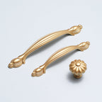 Classic Reeded Bow Cupboard Handles & Flower Knobs