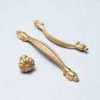 Classic Reeded Bow Cupboard Handles & Flower Knobs