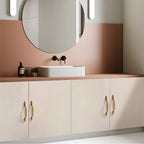Classic Reeded Bow Cupboard Handles & Flower Knobs