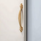 Classic Reeded Bow Cupboard Handles & Flower Knobs