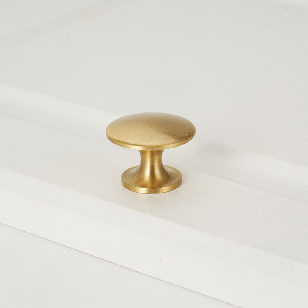 Classic Reeded Solid Brass T-Bar Cupboard Handles & Knobs