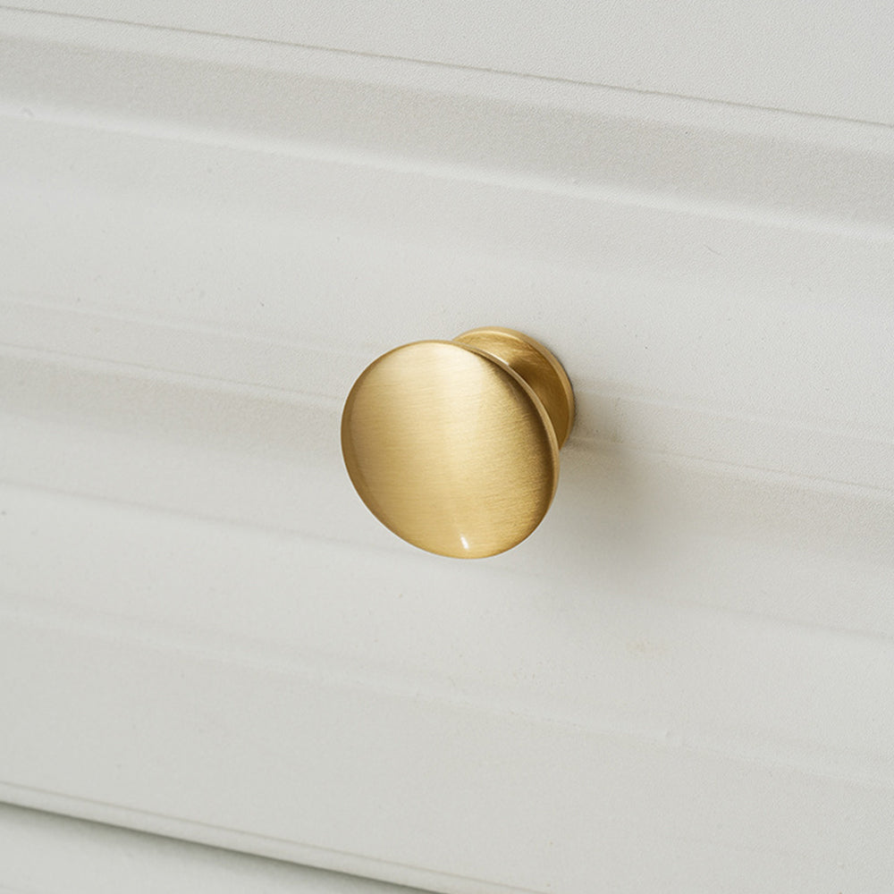 Classic Reeded Solid Brass T-Bar Cupboard Handles & Knobs