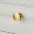 Classic Reeded Solid Brass T-Bar Cupboard Handles & Knobs
