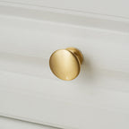 Classic Reeded Solid Brass T-Bar Cupboard Handles & Knobs
