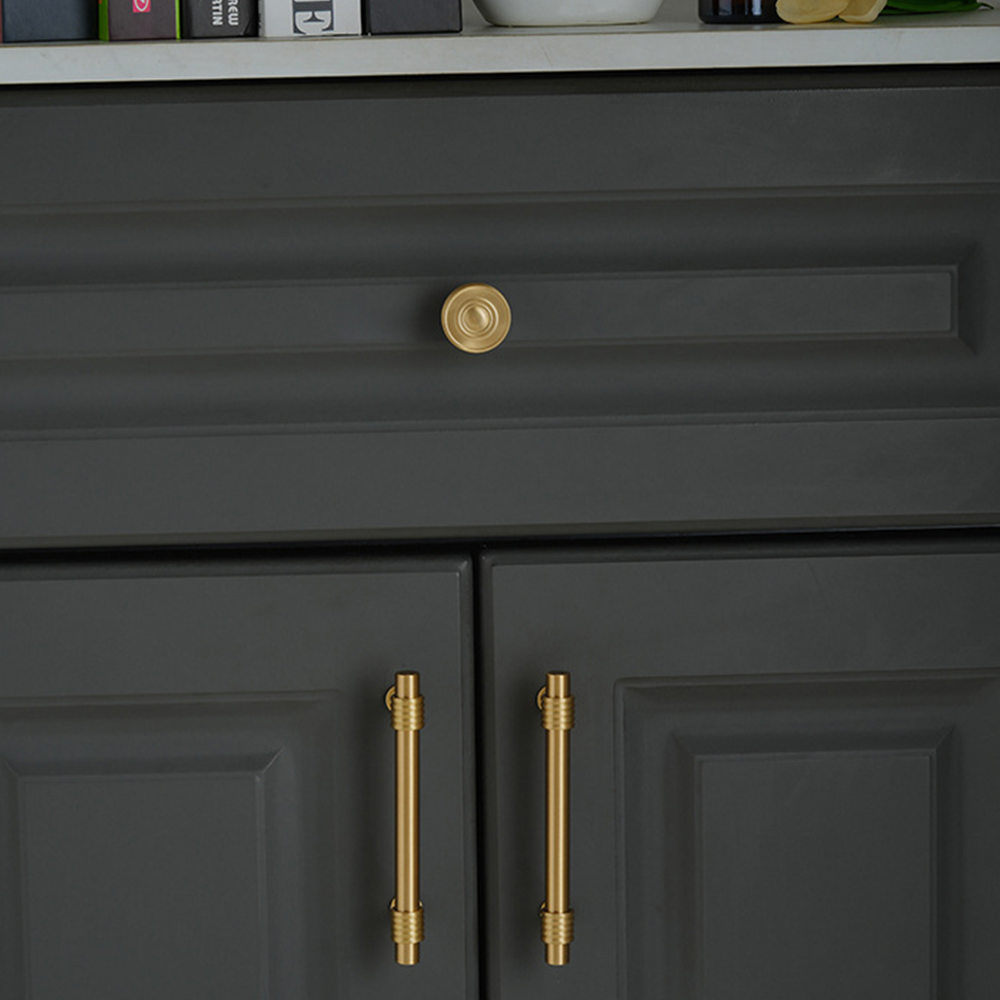 Classic Round T-Bar Cupboard Handles and Knobs