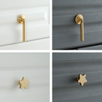 Classic Round T-Bar Cupboard Handles and Knobs