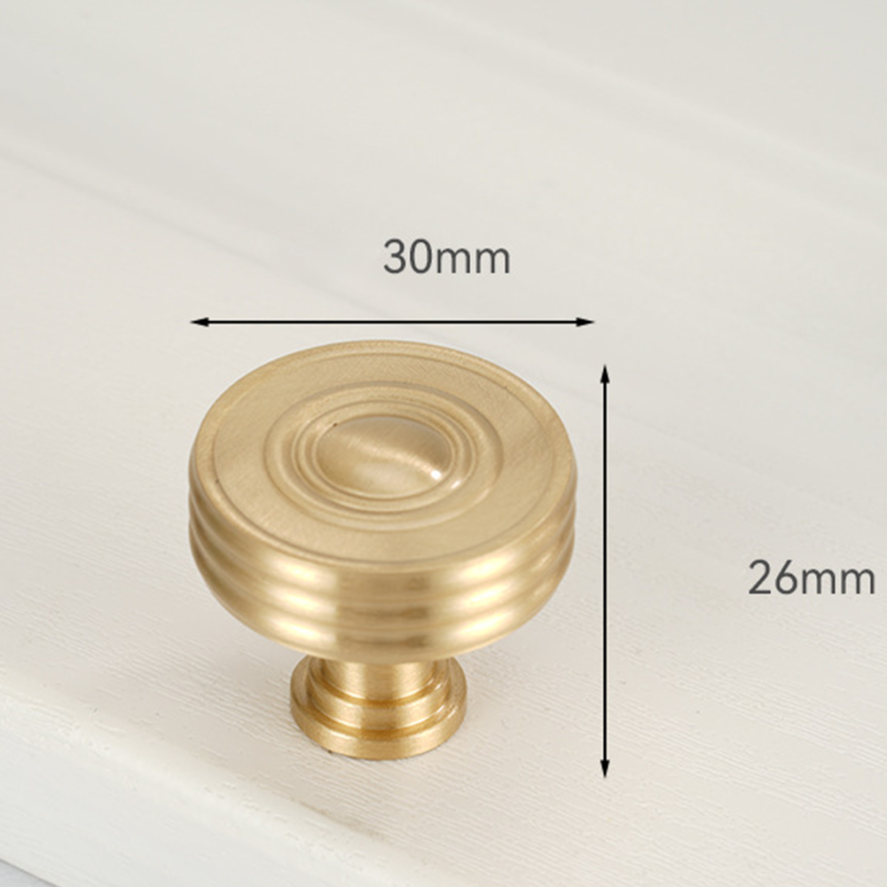 Classic Round T-Bar Cupboard Handles and Knobs