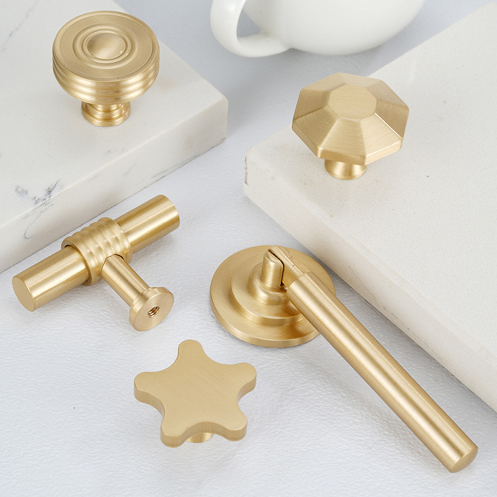 Classic Round T-Bar Cupboard Handles and Knobs