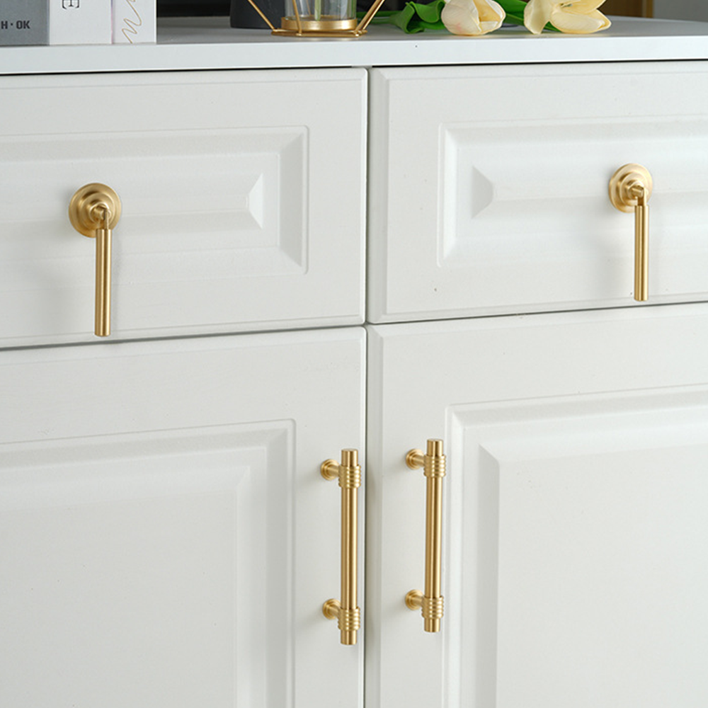 Classic Round T-Bar Cupboard Handles and Knobs