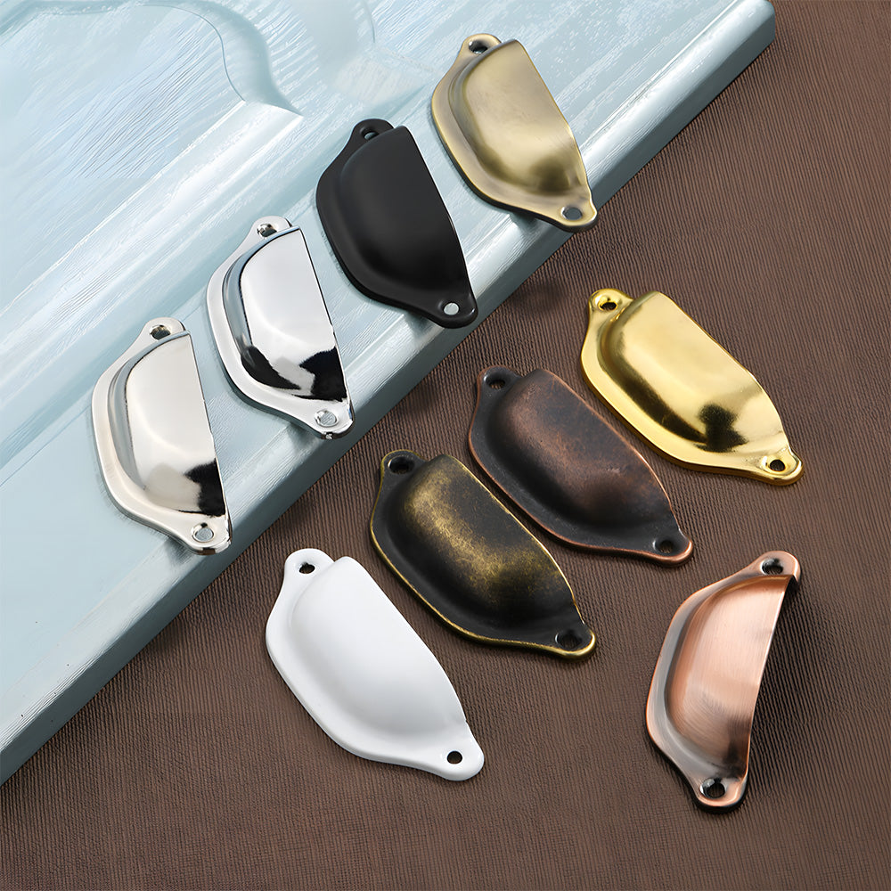 Classic Shell Cup Drawer Handles