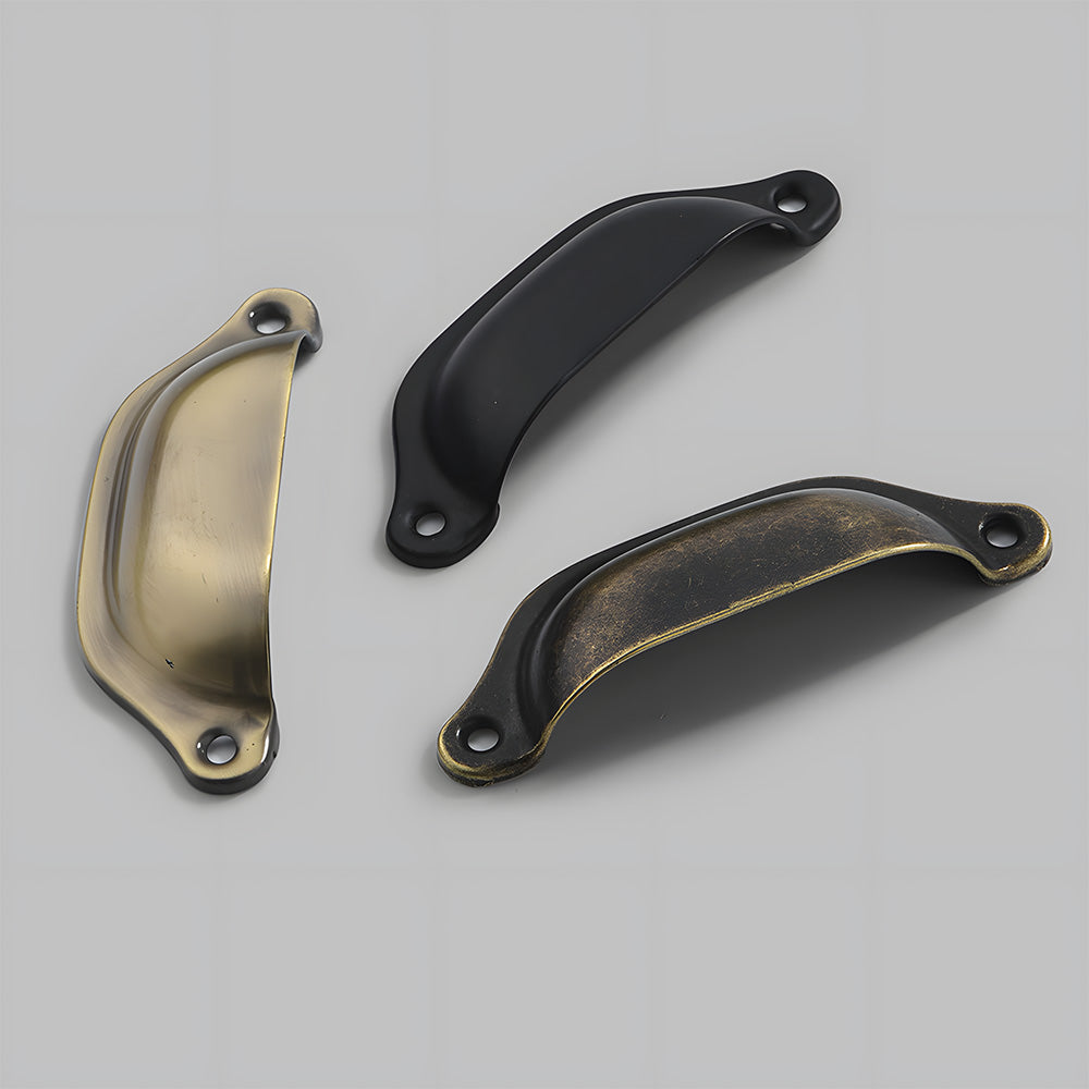 Classic Shell Cup Drawer Handles