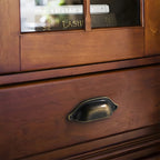 Classic Shell Cup Drawer Handles