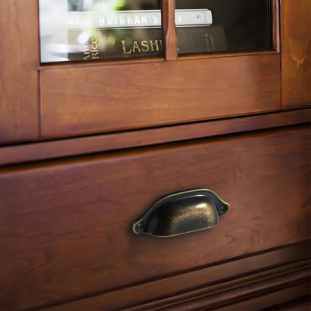 Classic Shell Cup Drawer Handles