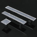 Classic Square Crystal T-Bar Cupboard Handles & Knobs