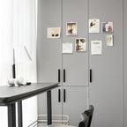 Classic Stepped Rectangular Cupboard Handles in Zinc Alloy