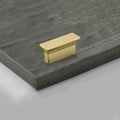 Classic Stepped Rectangular Cupboard Handles in Zinc Alloy